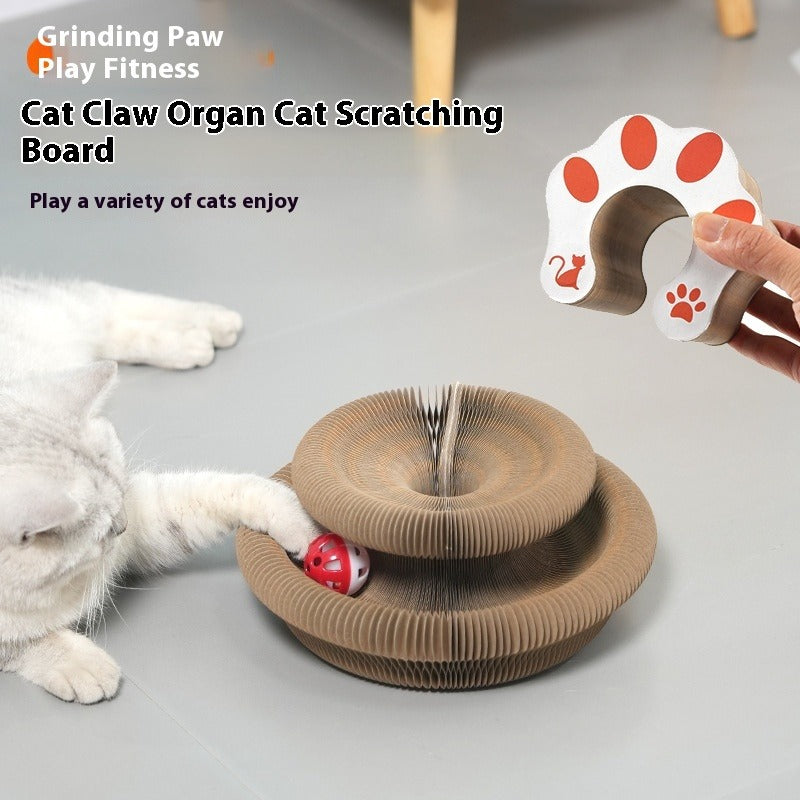 Organ Cat Magnetic Foldable Scratch Board