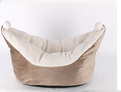 Boat Style Pet Bed for Cats and Small Dogs