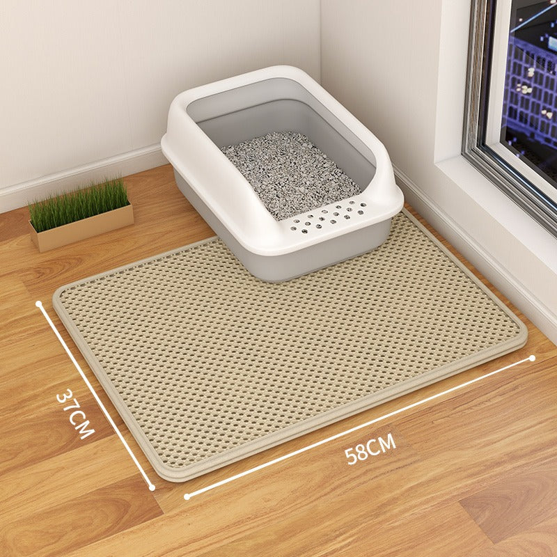 Double Layer Waterproof Cat Litter Mat