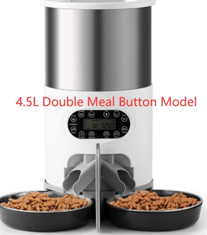 Automatic Pet Feeder with Dual Meal Options