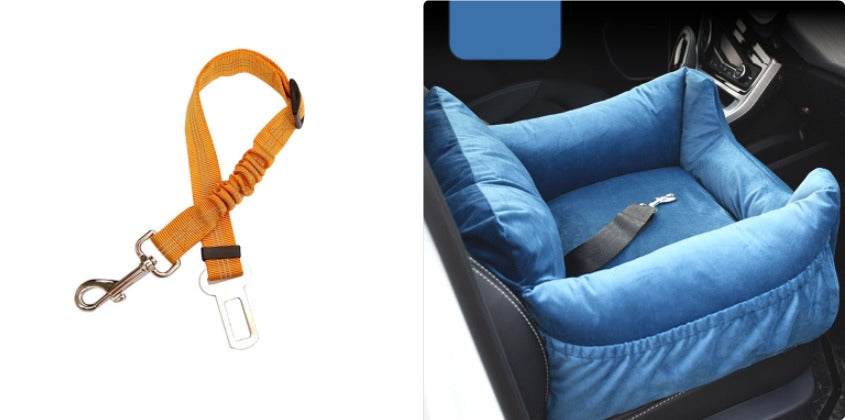 Pet Car Seat Bed for Dogs & Cats