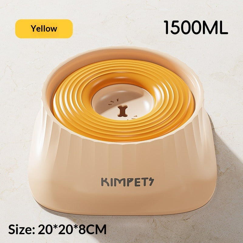 Anti-Tip Floating Pet Water Bowl