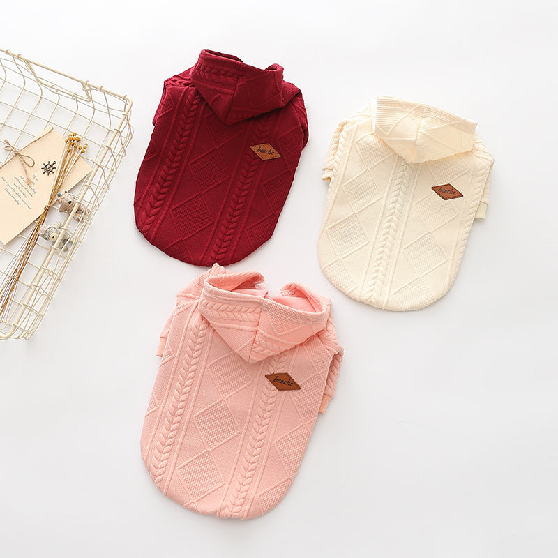 Pet Sweater with Hood - Fall/Winter Collection 2017