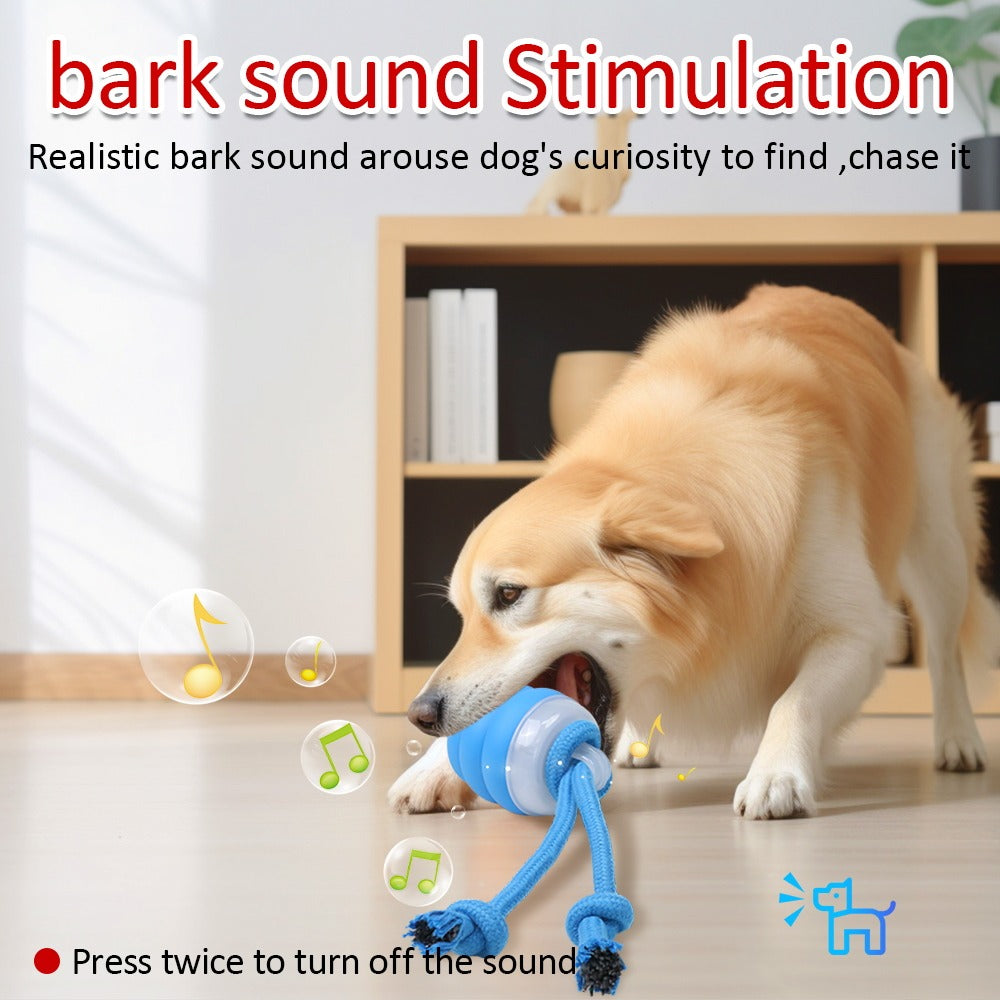 Electric Dog Toy Ball with Built-in Leash