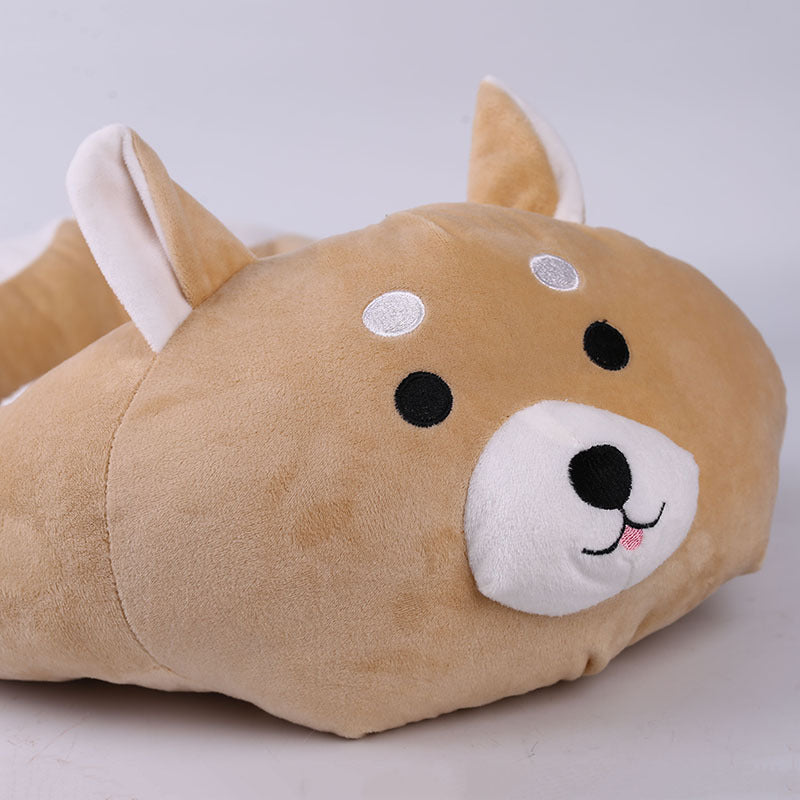 Cute Shiba Inu & Husky Cartoon Pet Bed for All Seasons