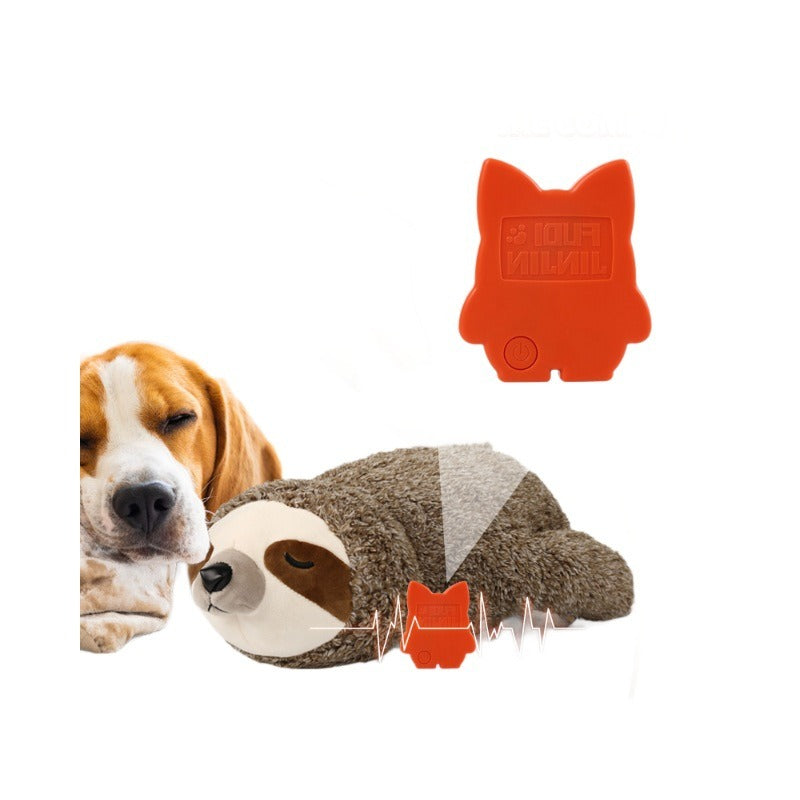 Pet Soothing Plush Toy with Heartbeat Device