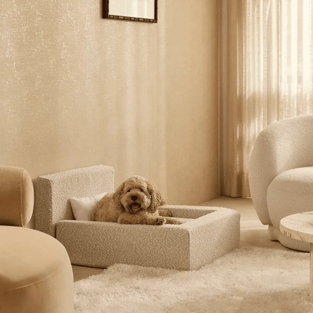 Rectangular Bolster Pet Sofa Bed (S–L)