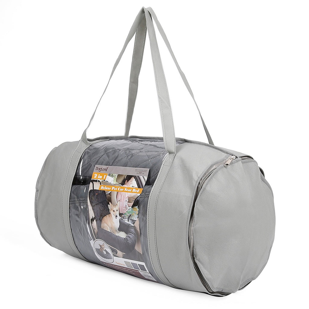 2-in-1 Foldable Dog Car Seat and Pet Bed