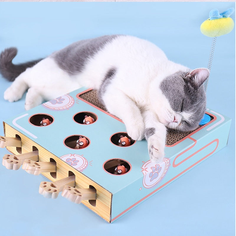 Whack-A-Mole Cat Teaser Toy