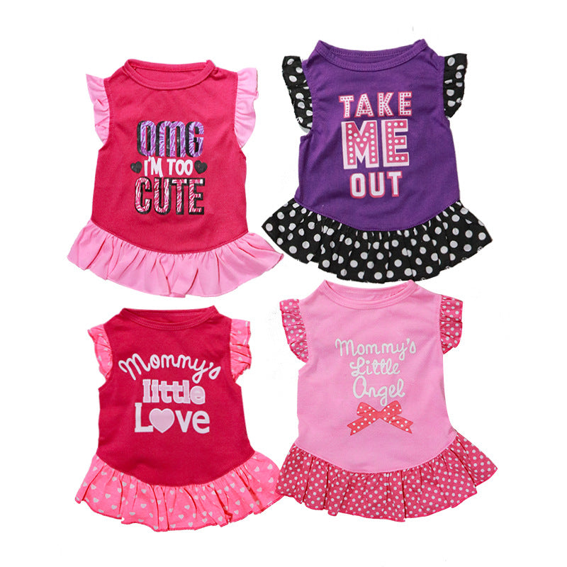 Summer Cotton Dress Set for Cats and Dogs (Small Breeds)
