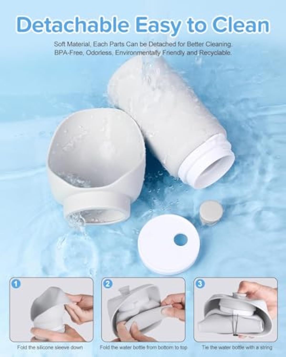 Foldable Dog Water Bottle