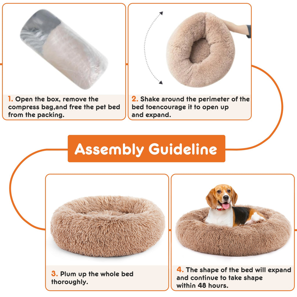 Faux Fur Cat Bed