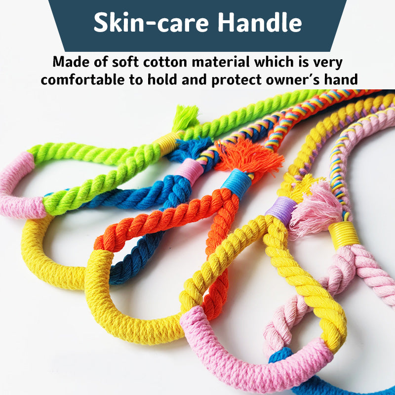 Handmade Cotton Rope Dog Leash and Traction Rope