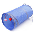 Collapsible Cat Tunnel with Ringing Paper Puzzle Toy