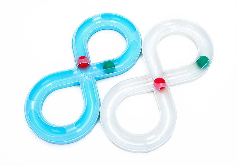 HOOPET Cat Toy Set with Spinning Wheel and Teaser