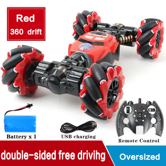 Large Remote Control Transforming Drift Car for Kids
