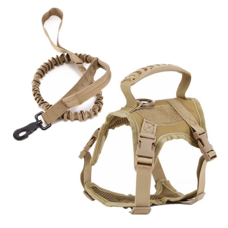 Breathable Chest Harness with Traction Rope for Pets