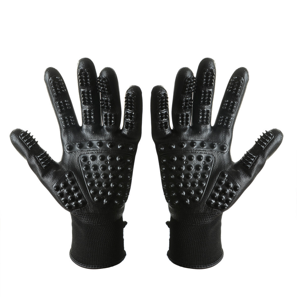Cat Grooming Gloves with Bathing and Massage Brush