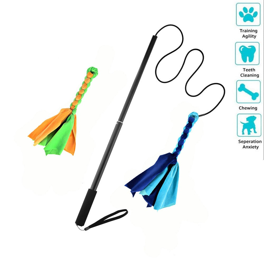 Retractable Dog Walker Toy Stick