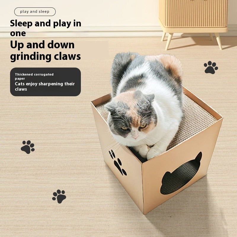 Cat House Scratching Board