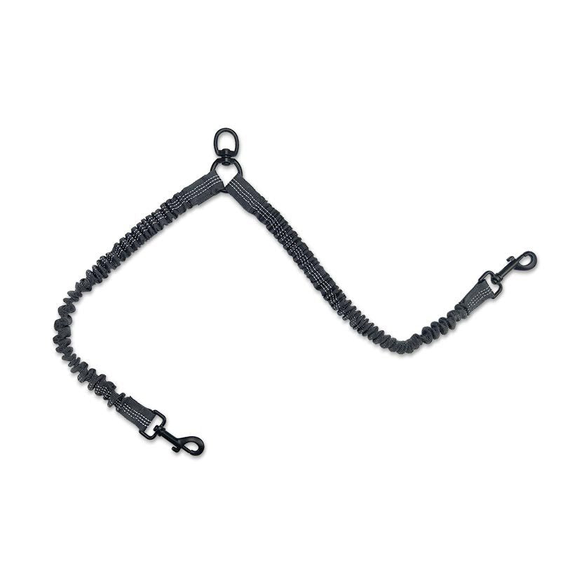 Reflective Double Head Strap for Dogs (One Drag Two)