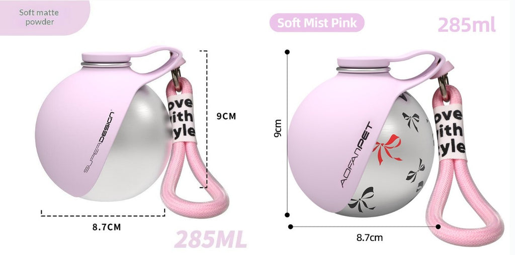 Portable Stainless Steel Pet Water Bottle