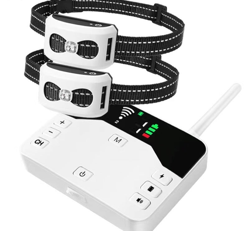Wireless Dog Fence & Bark Control Collar