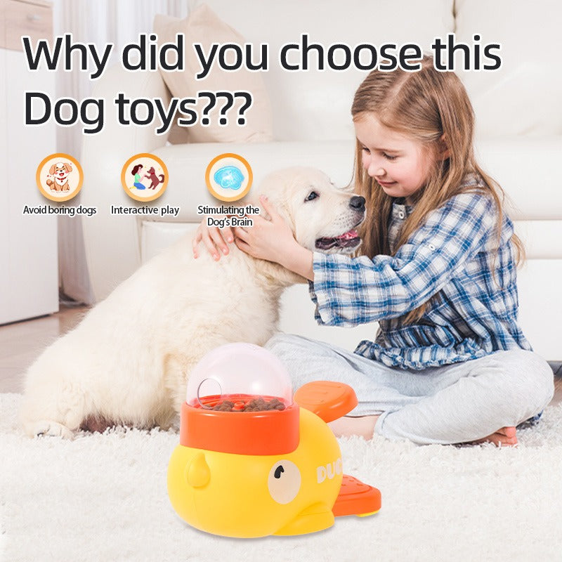 Dog Puzzle Feeder Cartoon Duck