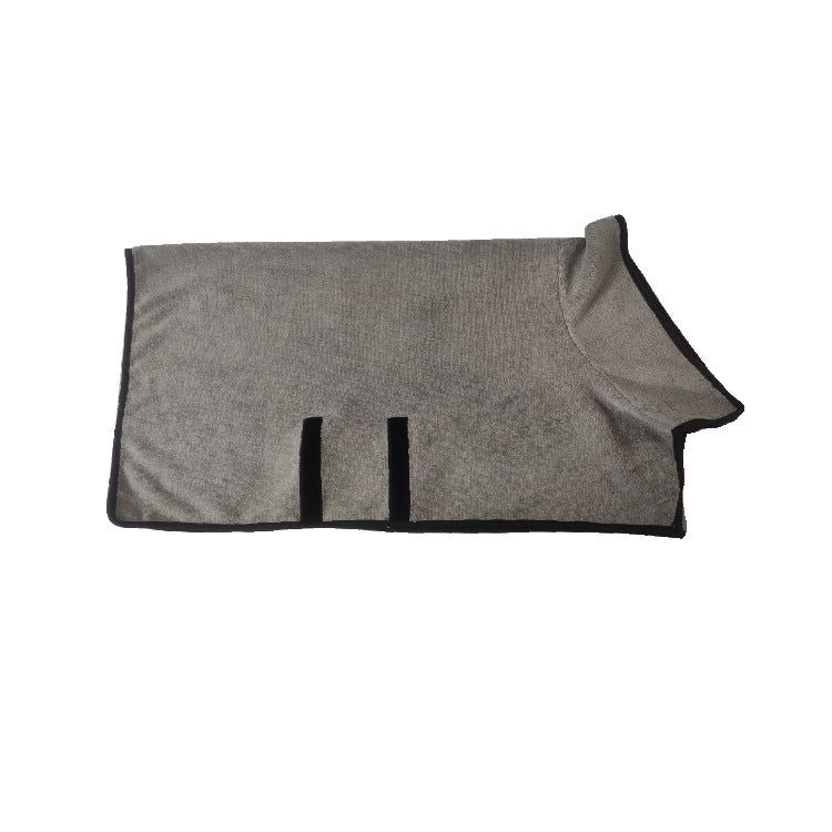 Microfiber Quick-Dry Pet Bathrobe for Dogs