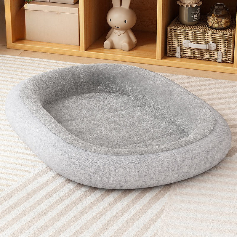 Winter Plush Pet Kennel Bed