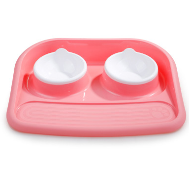 Creative Eco-Friendly Non-Slip Double Pet Bowl