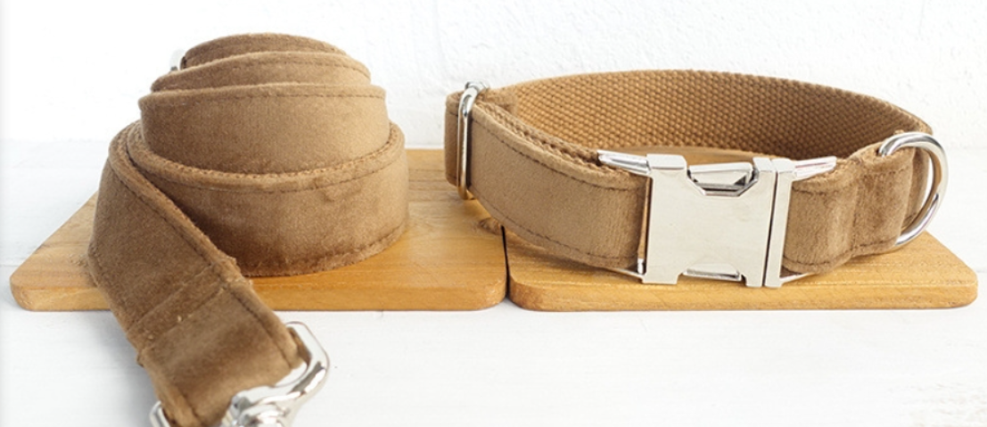 MUTTCO Comfortable Dog Collar and Leash Set UDC-079
