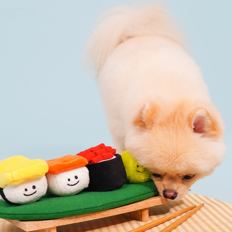 Korean Sushi Plush Toy for Dogs - Amazon Export