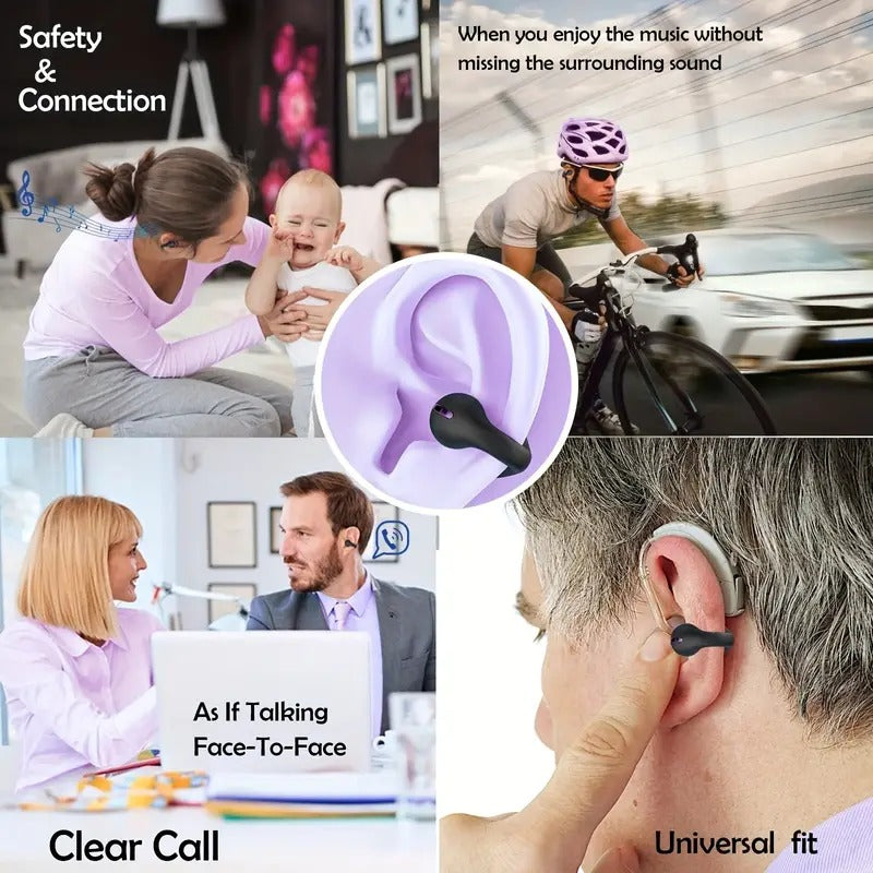 Wireless Open Ear Earbuds for Workouts and Cycling