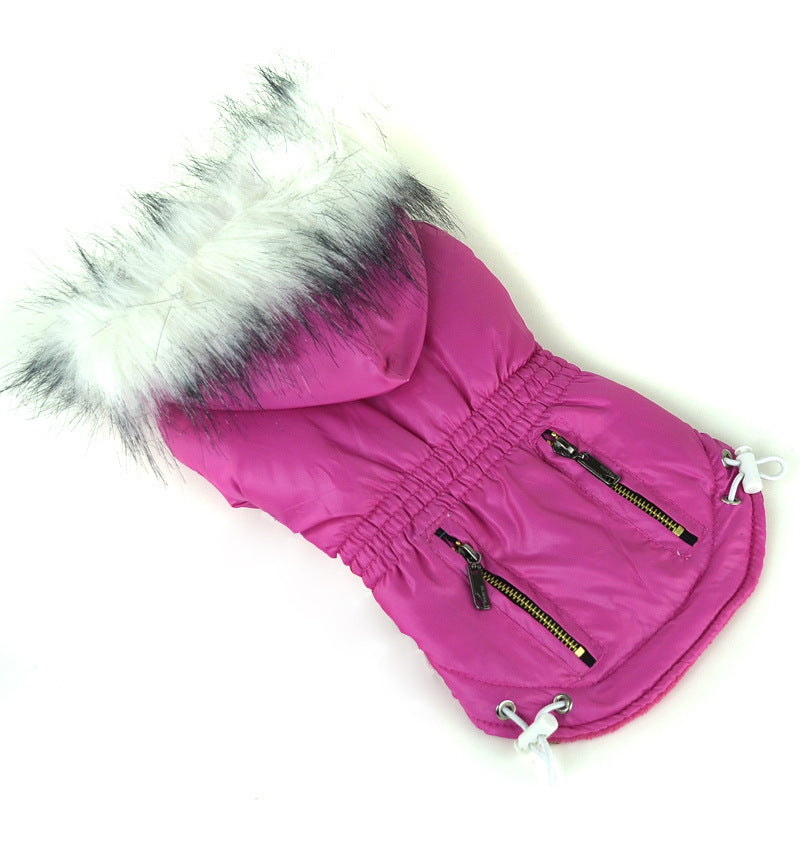 Zippered Cotton Padded Clothing for Pets