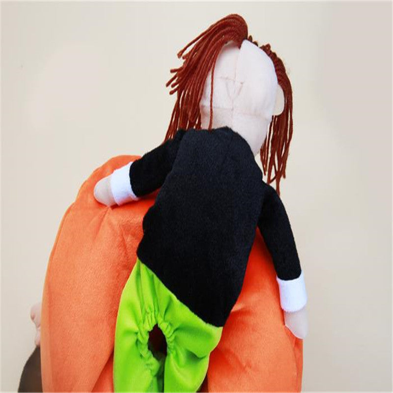 Funny Teddy Poodle Pumpkin Costume for Dogs