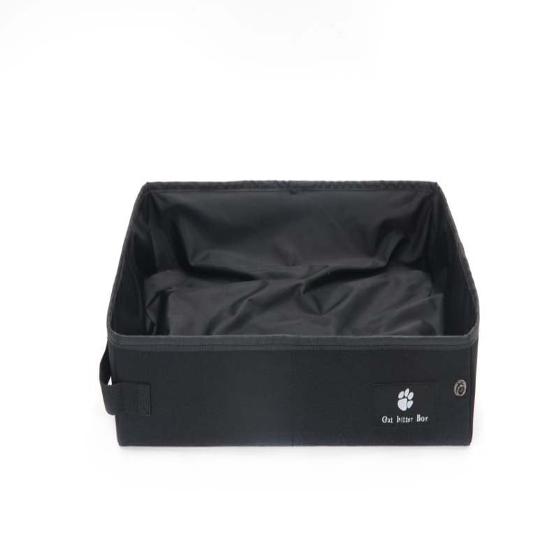 Portable Folding Cat Litter Box for Outdoor Travel