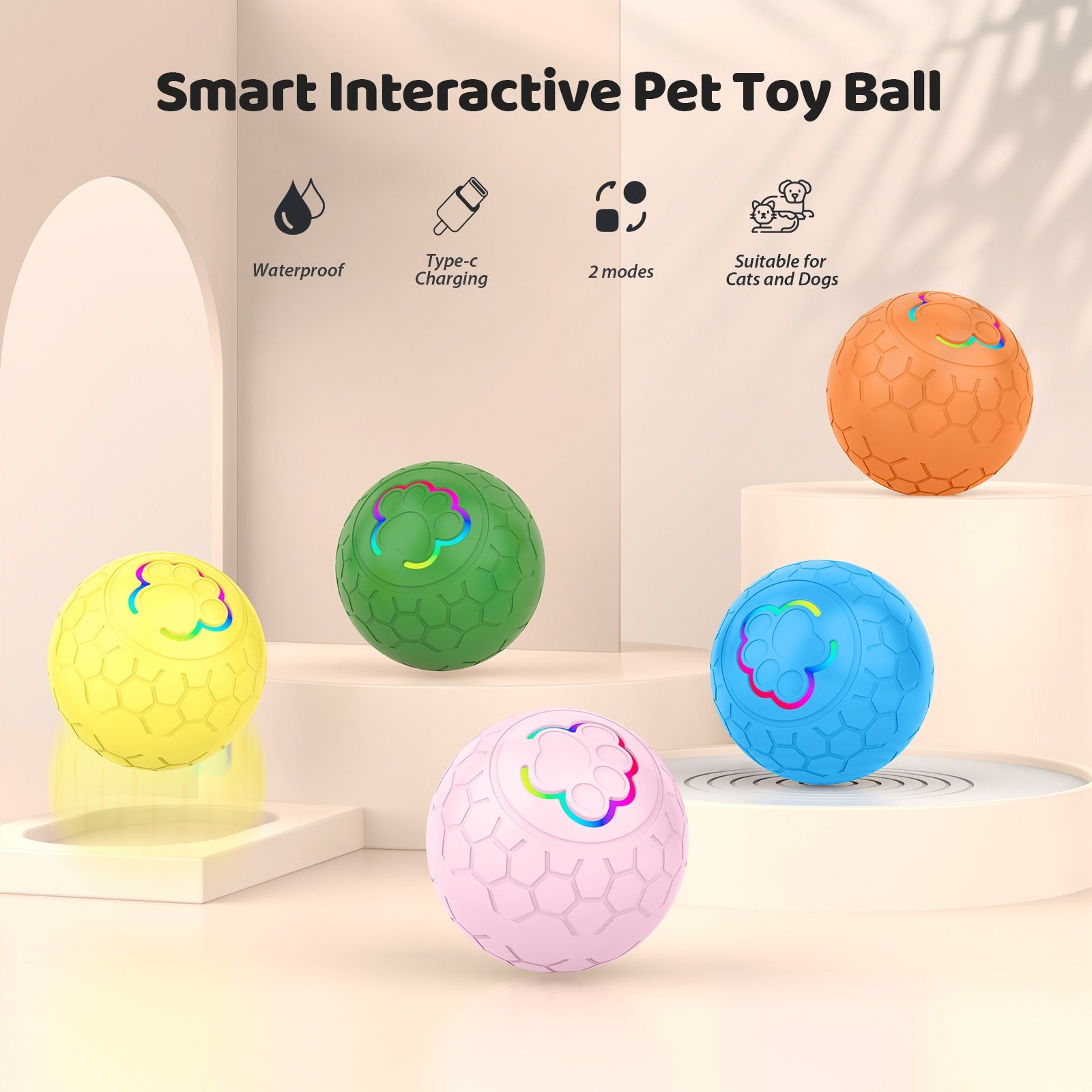 Smart Interactive Pet Ball