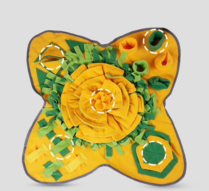 Flower Dog Sniffing Pad