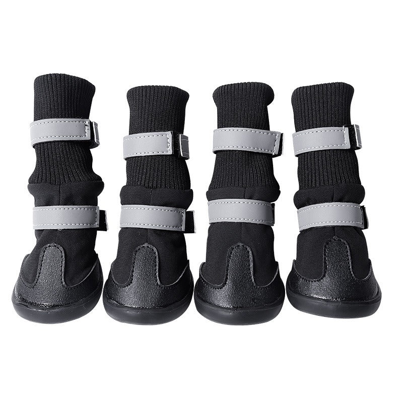 Wear-Resistant Snow Boots for Medium & Large Dogs