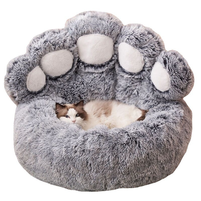 Winter Pet Bed for Cats and Dogs - Cute Design