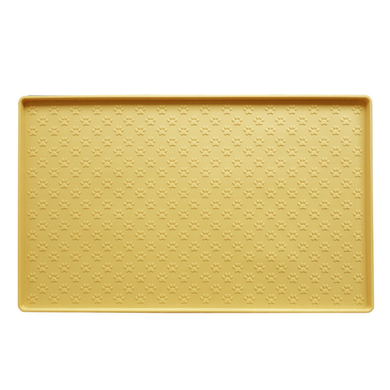 Waterproof Silicone Pet Mat - Easy to Clean & Square