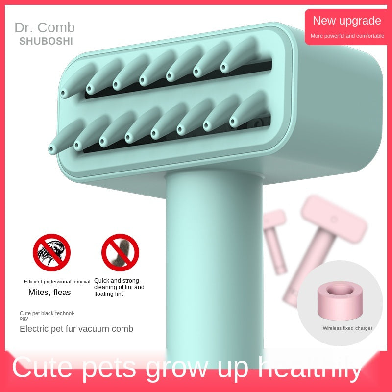 Wireless Electric Pet Comb for Flea and Dust Removal