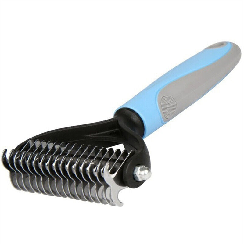 Double-Sided Pet Grooming Deshedding Brush