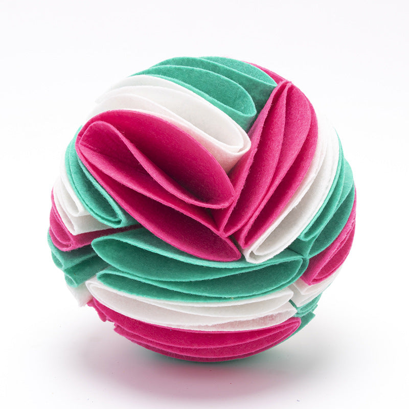 Felt Cloth Sniffing Ball for Dogs