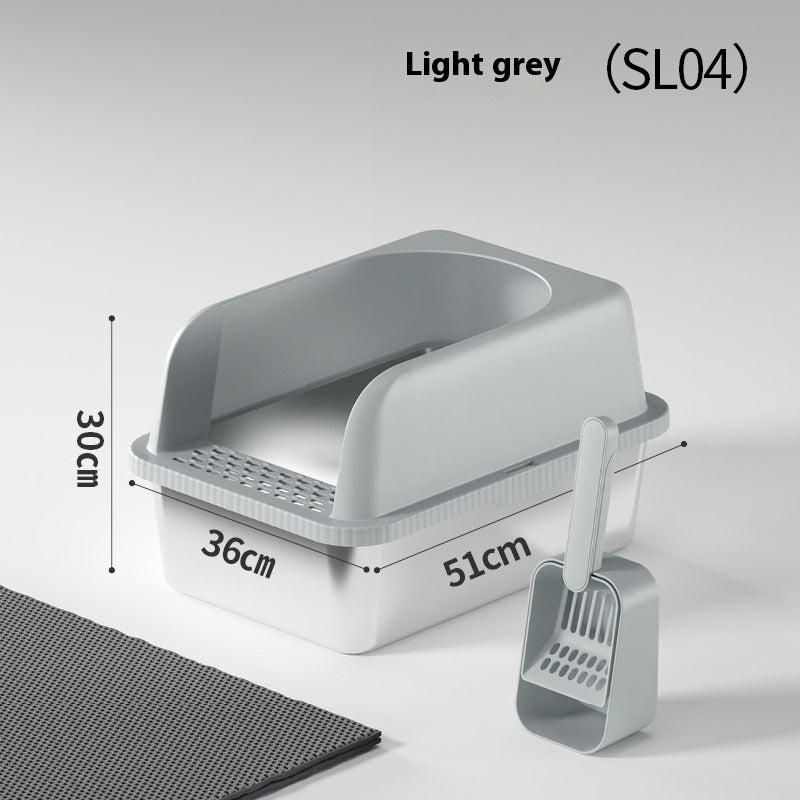 Stainless Steel Cat Litter Box Medium