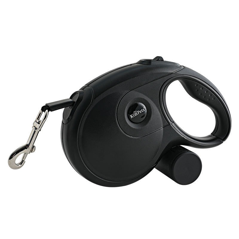 Retractable Dog Leash with One-Button Lock