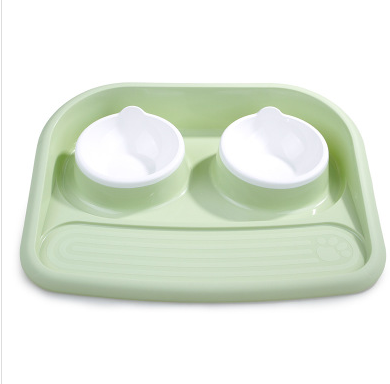 Creative Eco-Friendly Non-Slip Double Pet Bowl