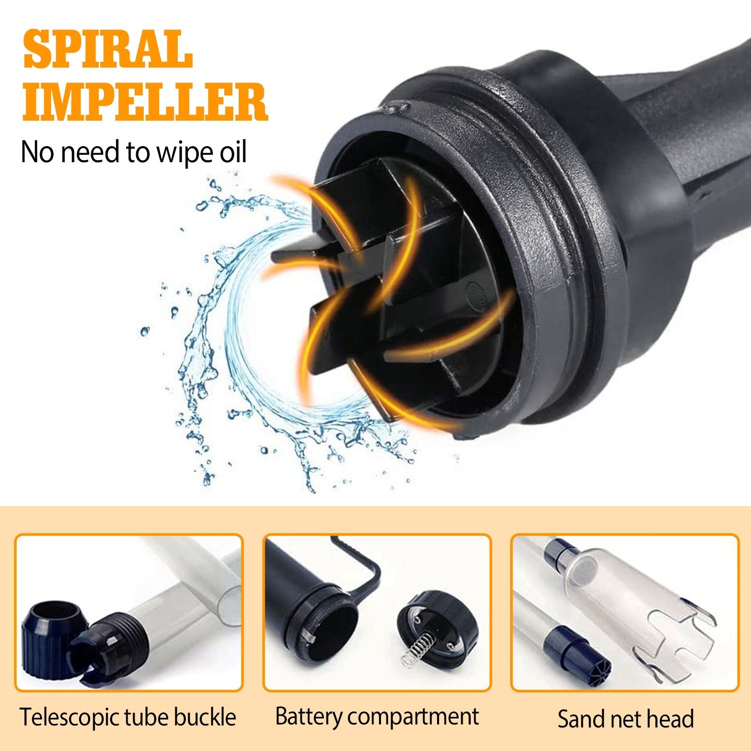Battery Aquarium Gravel Cleaner