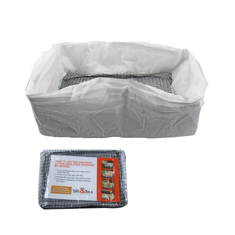 Large Disposable Cat Litter Bags - 10 Pack